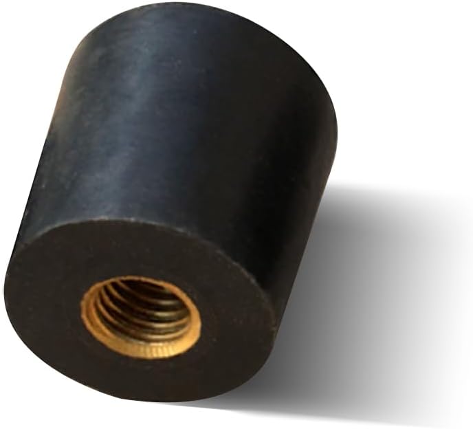 Upright Bass Endpin Rubber Tip Stopper 10mm Internal Metal Screw Thread rubber parts Round bottom